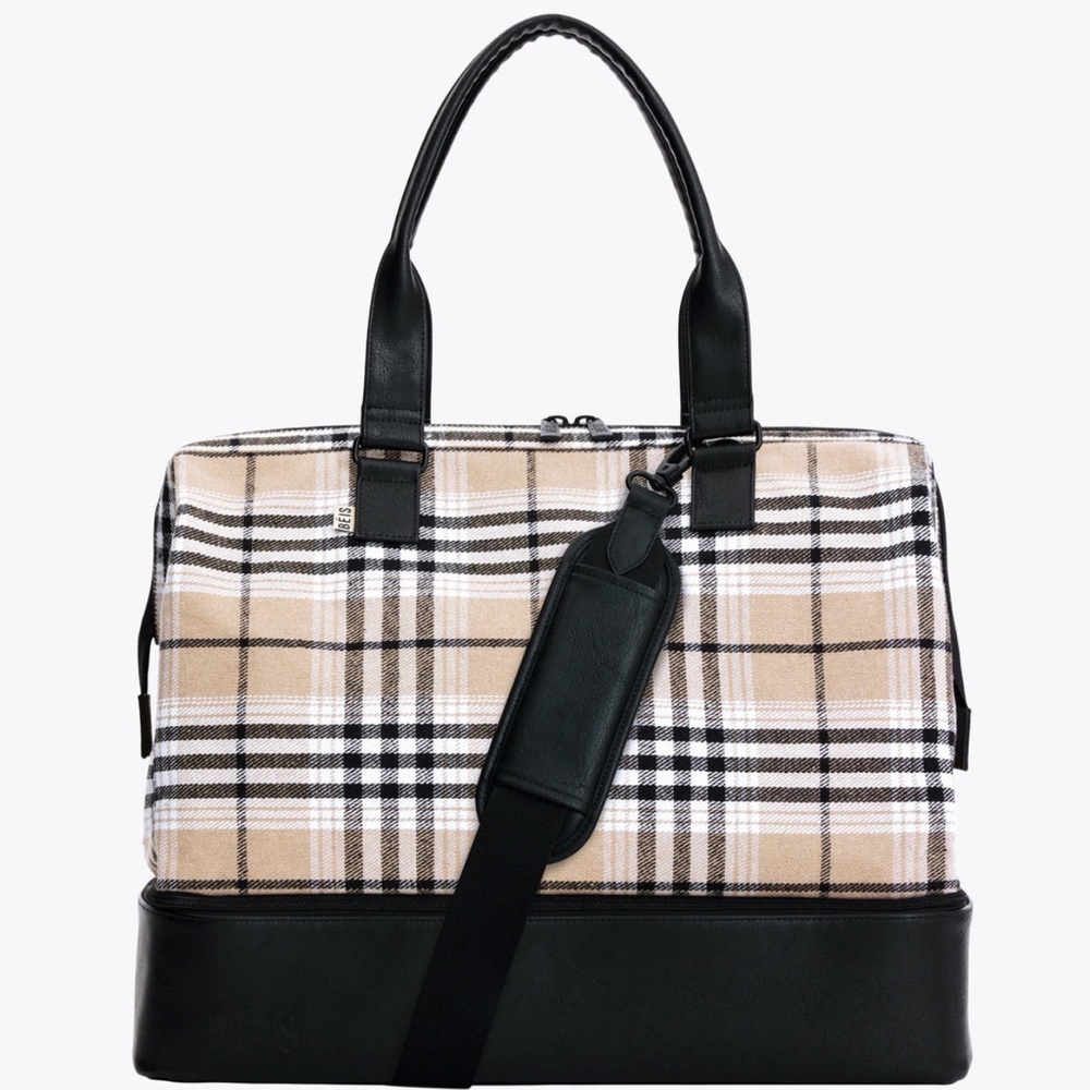 BEIS The Weekender in Plaid
